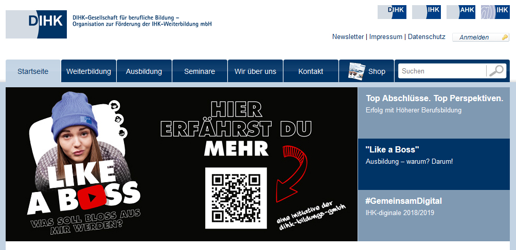DIHK-Bildungs-GmbH Screenshot