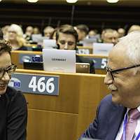 EPdU 2023: Sybille Thierer im Gespräch mit Gerhard Pfeiffer, Präsident der IHK Schwaben