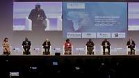G20-Investment Summit 2023 Podium