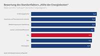 Grafik Energiekosten Standortumfrage Industrie 2023