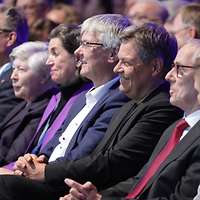 Blick ins Publikum mit Dercks, Habeck, Adrian und Creusen