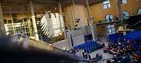  Blick in den Plenarsaal des Deutschen Bundestages