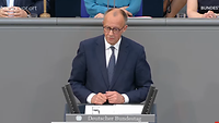 Regierungserklärung Merz Screenshot Phoenix