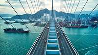 Brücke in Hongkong
