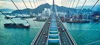 Brücke in Hongkong