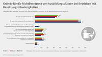 Grafik Gründe Nichtbesetzung Ausbildungsumfrage 2025 Grafik Gründe Nichtbesetzung Ausbildungsumfrage 2025