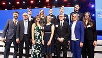 Gruppenbild der Bundesbesten aus Hamburg 