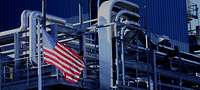 USA-Flagge-Werk