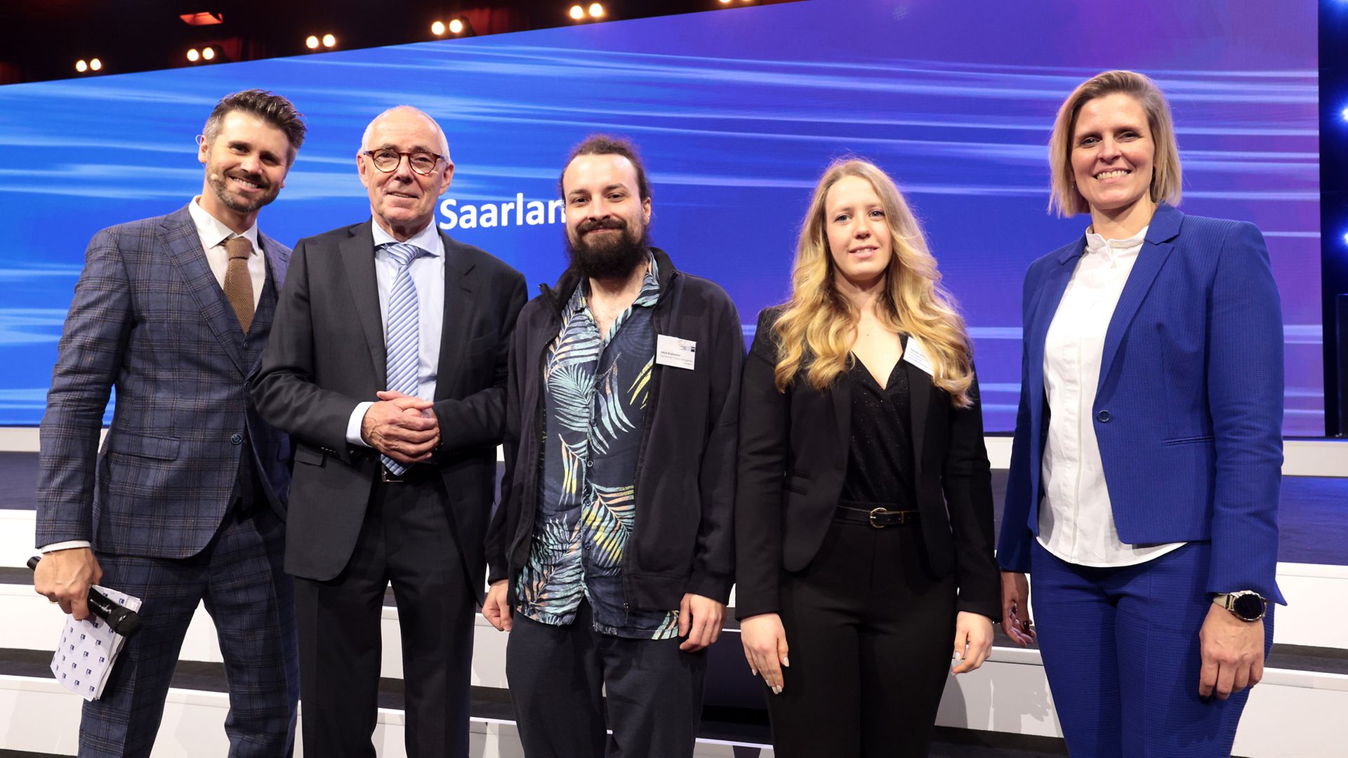 Gruppenbild der Bundesbesten aus dem Saarland