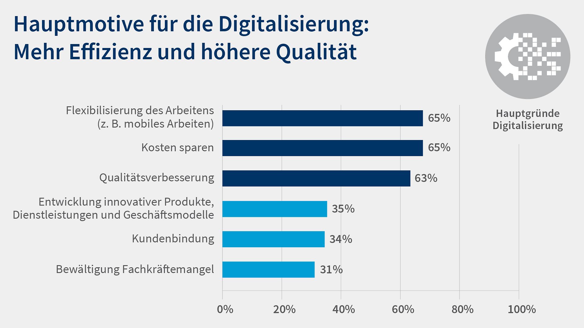 Grafik 4 Digitalisierungsumfrage 2025 Motive