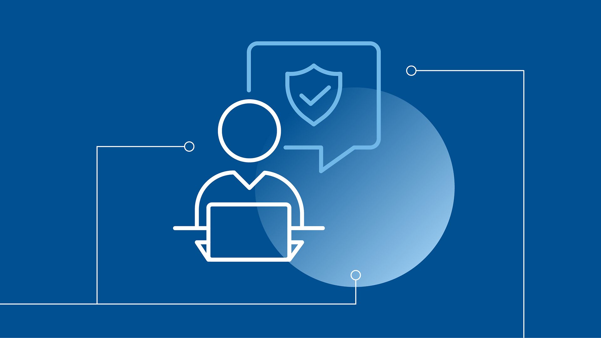 Zwei Personen mit Schutzhelm stehen im Lager und schauen auf ein Display