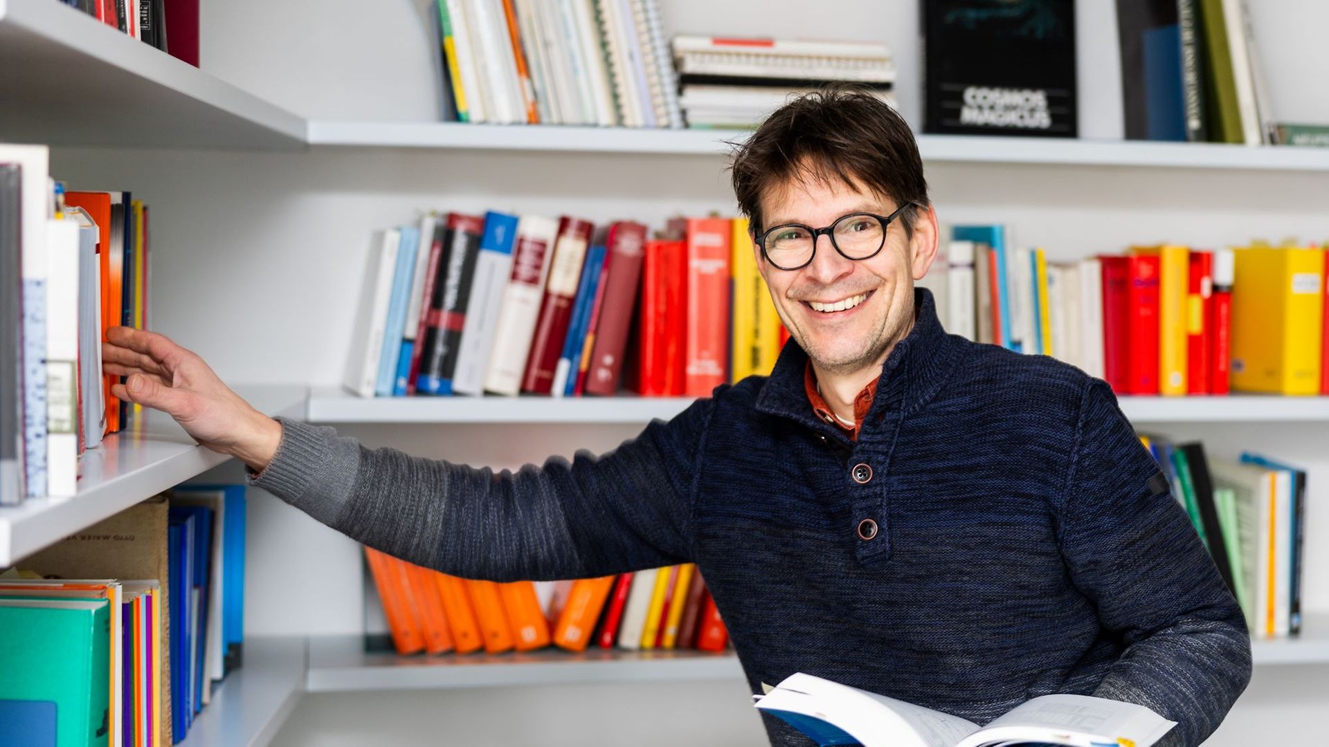 Jürgen Schauf im Büro