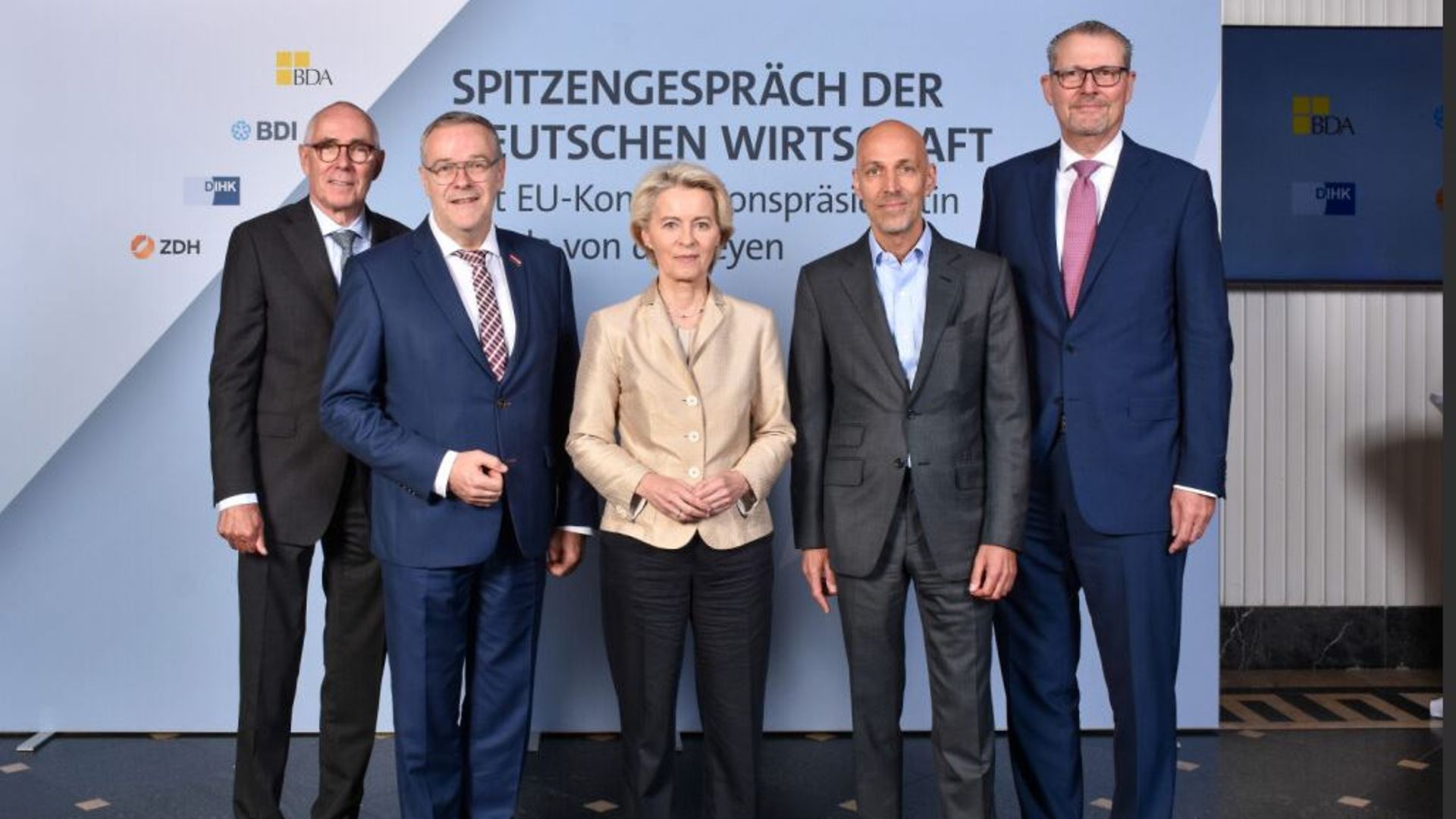 Spitzengespräch Verbände vdLeyen