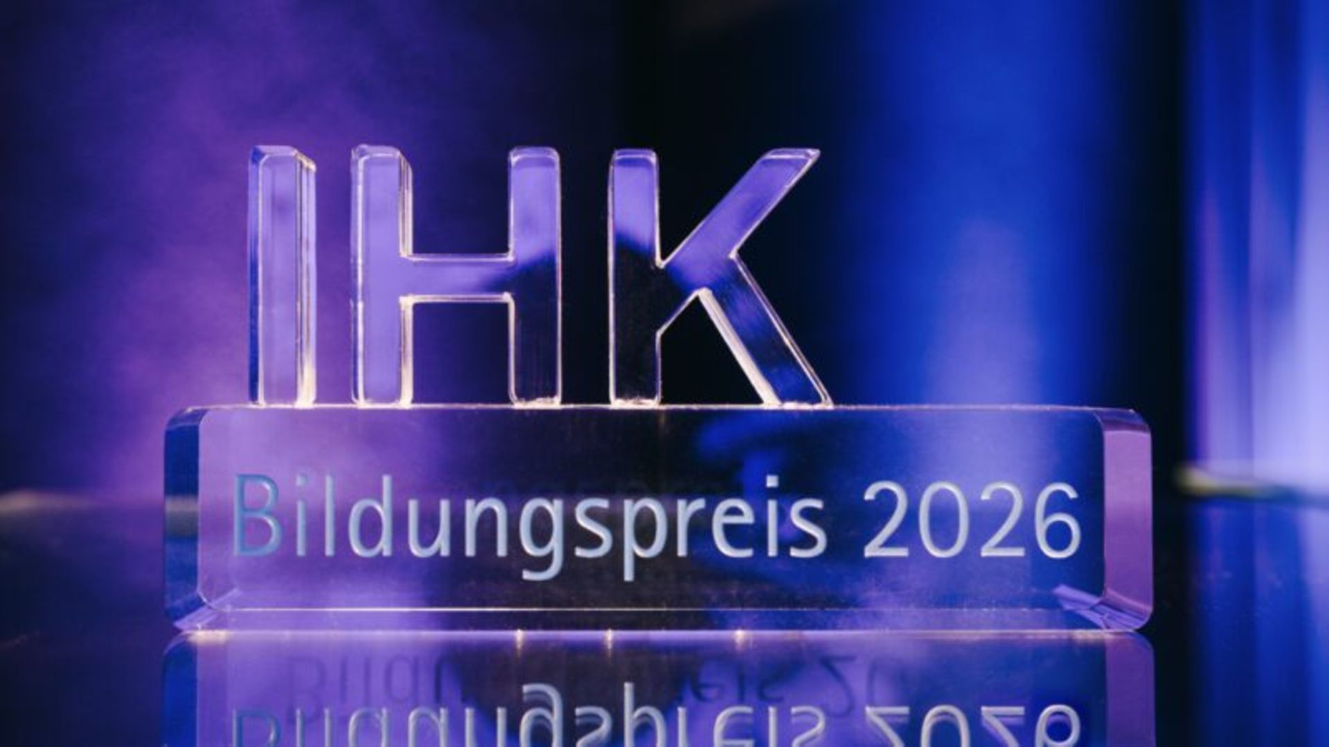 Trophäe IHK-Bildungspreis 2026