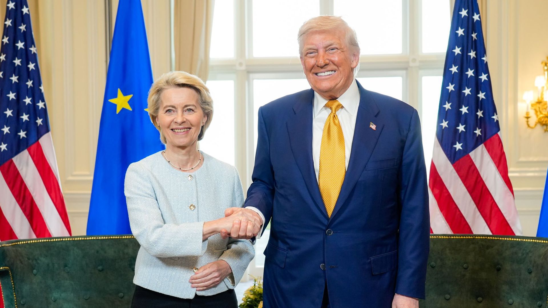 vdLeyen Trump Zolleinigung
