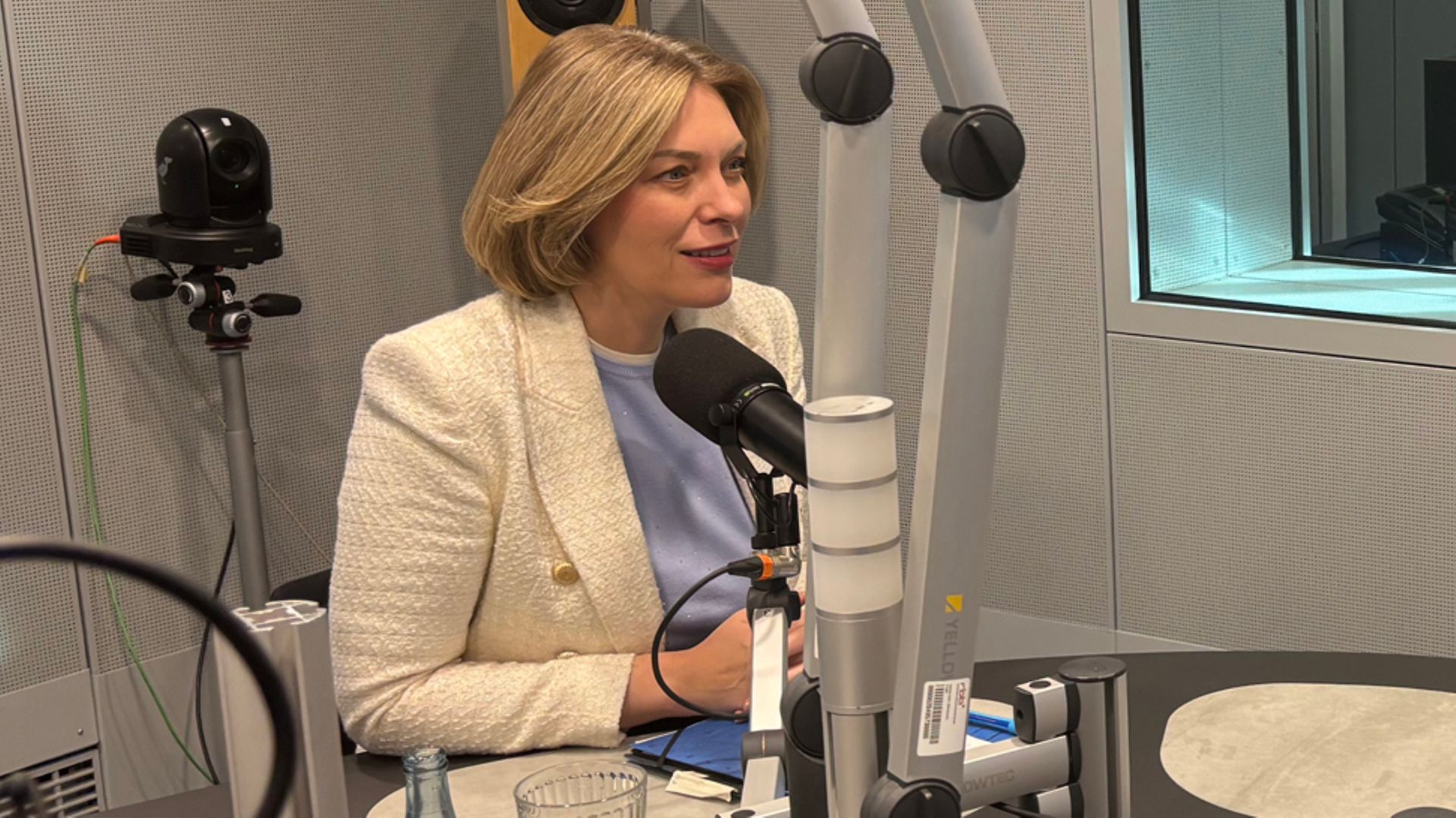 Melnikov im ARD-Studio