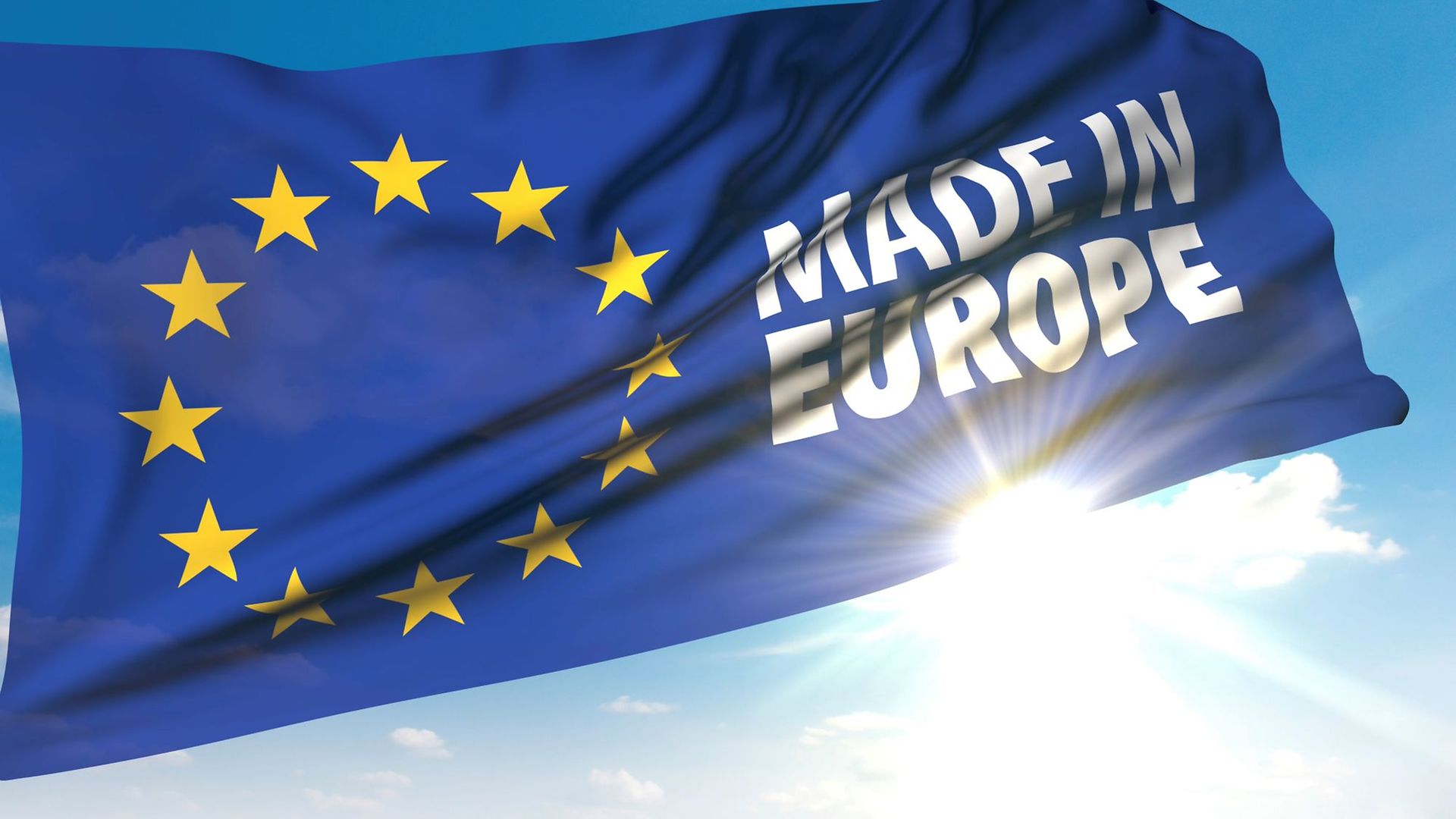 Flagge Made in Europe