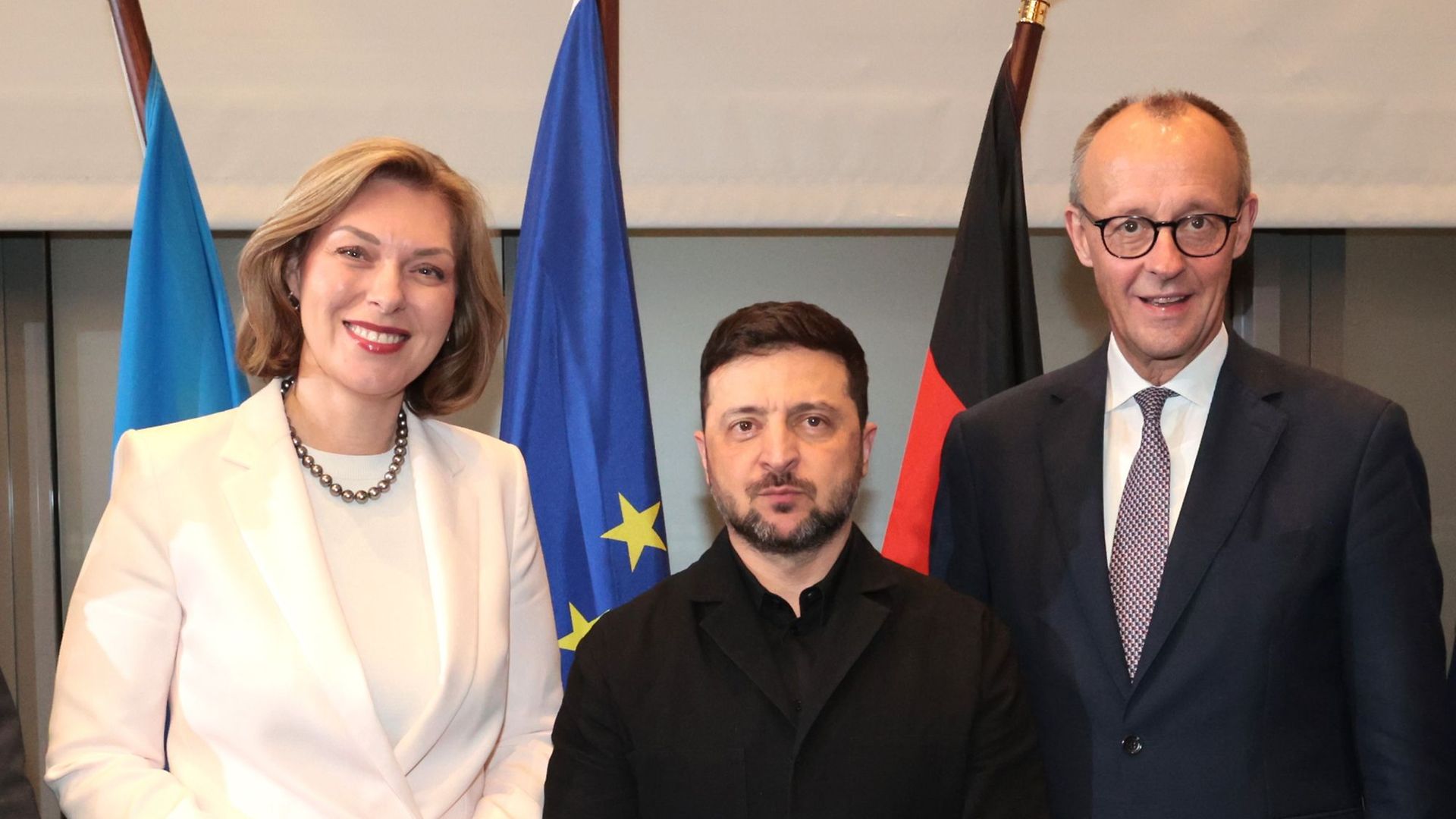 Melnikov, Selenskyi und Merz beim 8. Deutsch-Ukrainischen Wirtschaftsforum