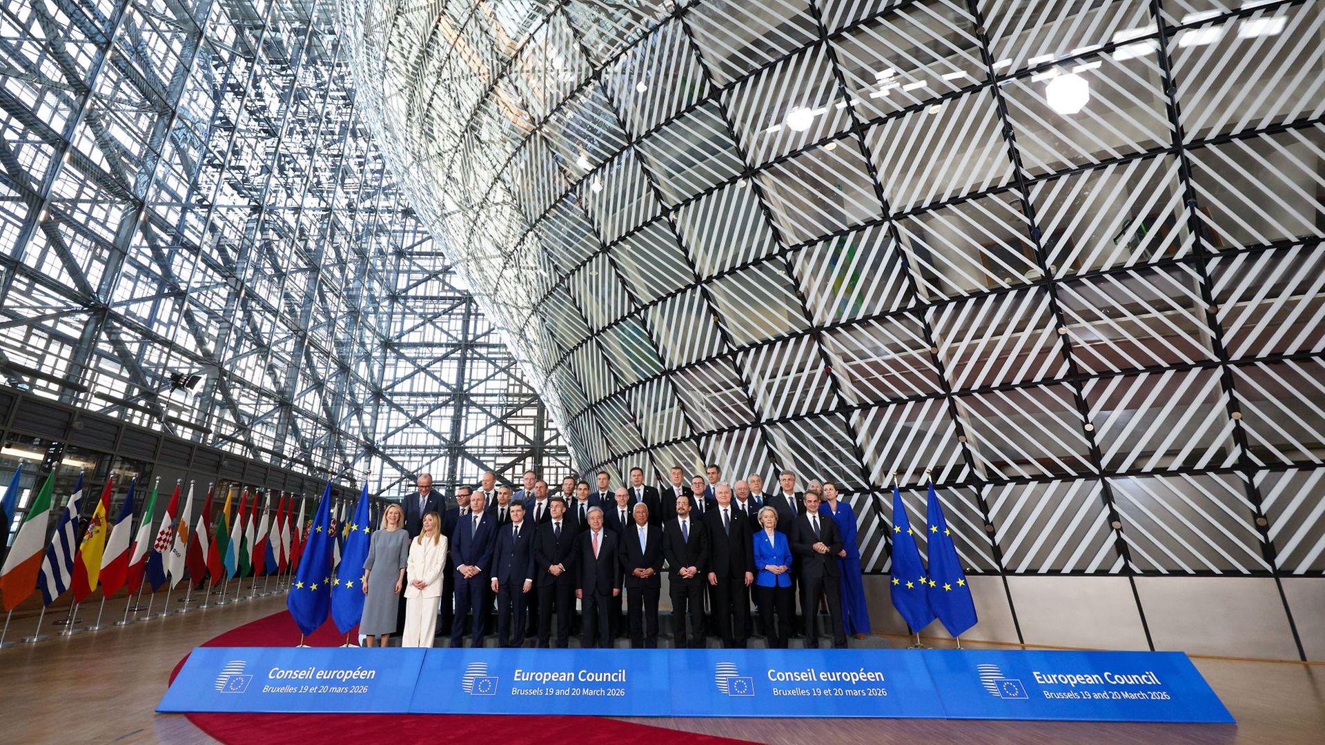 Gruppenbild der EU-Staats- und Regierungschefs