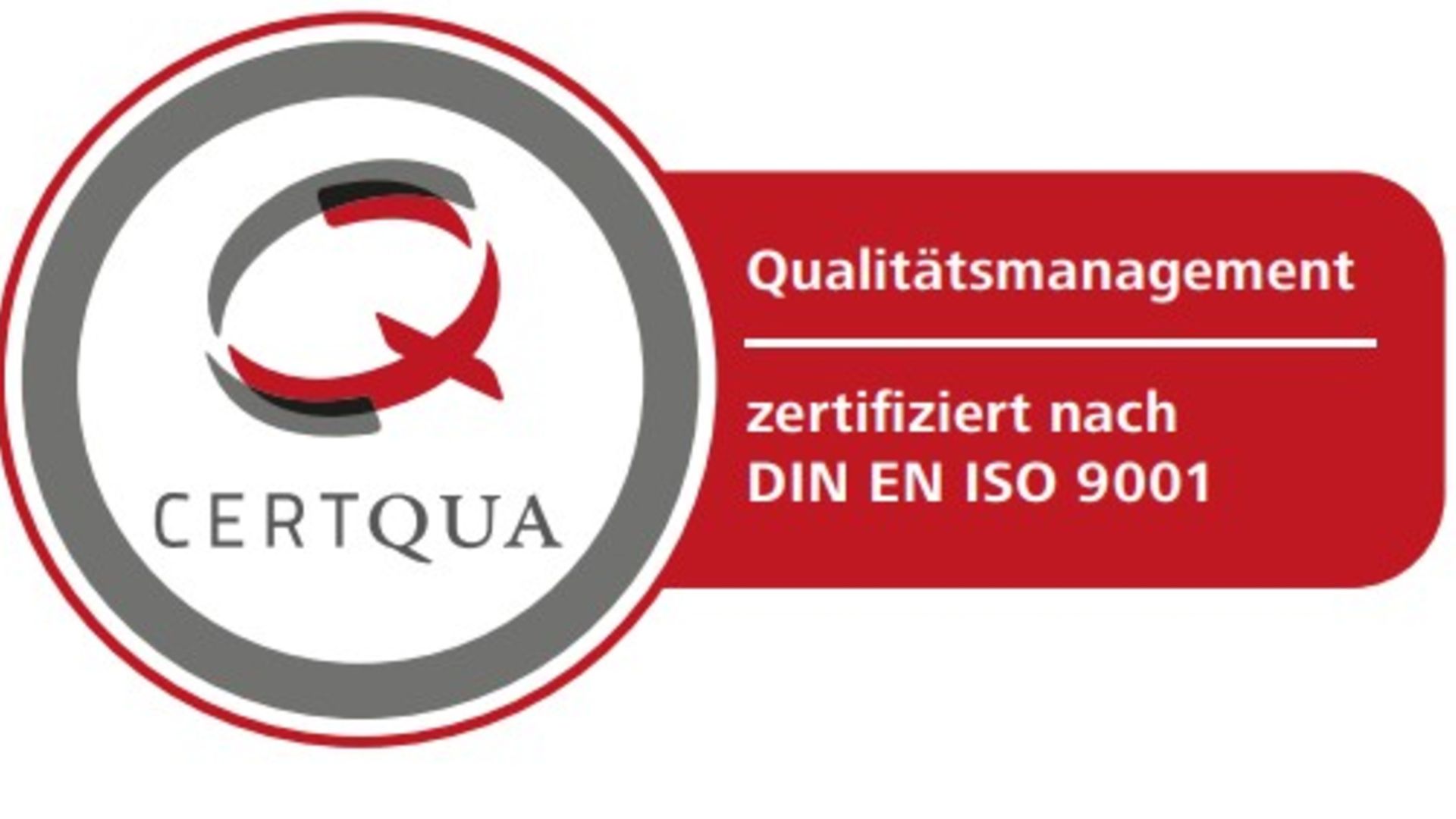 Logo Certqua "Zertififiziert nach DIN EN ISO 9001"