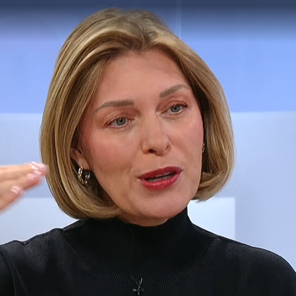 Helena Melnikov im ZDF-Studio