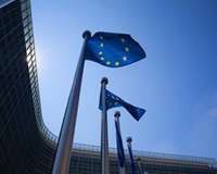 EU-Flaggen vor EU