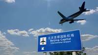 Flughafen Bejing Landeanflug