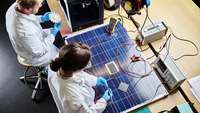 Produktion Solarpanele