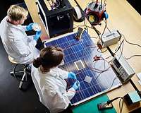 Produktion Solarpanele