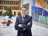 DIHK-Vizepräsident Ralf Stoffels im Haus der Deutschen Wirtschaft