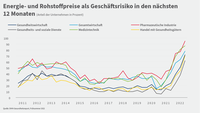 Grafik zum Preisrisiko DIHK-Gesundheitsreport Frühsommer 2022
