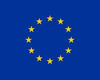 EU-Flagge: Gelbe Sterne auf blauem Grund